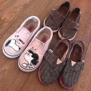 Vans-Toms toddler shoes